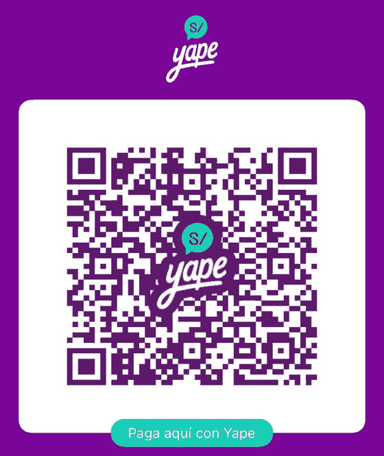 Código QR de Yape de la campaña